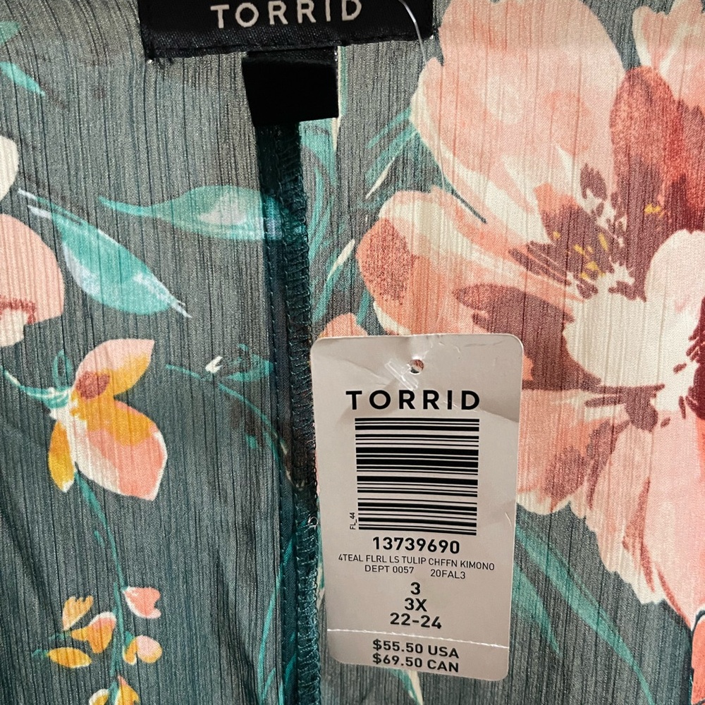 Women’s Torrid lightweight cardigan, size 3X. - Picture 3 of 4